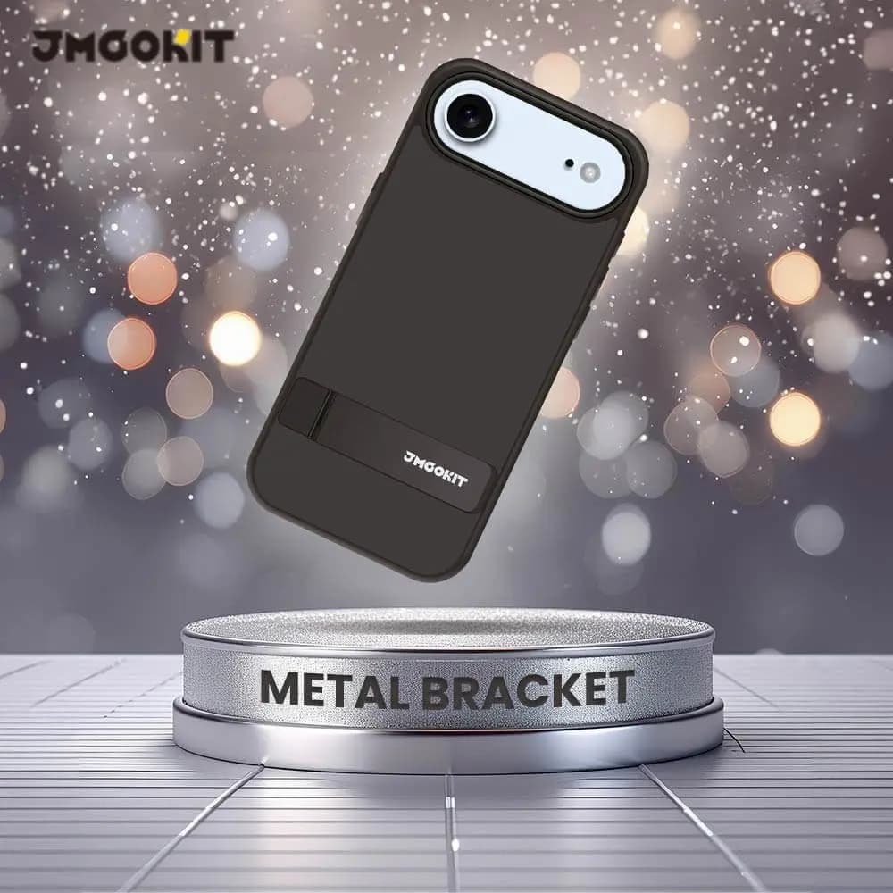 Coque de Protection Metal Bracket JMGOKIT pour Apple iPhone Air Noir - Vue 2