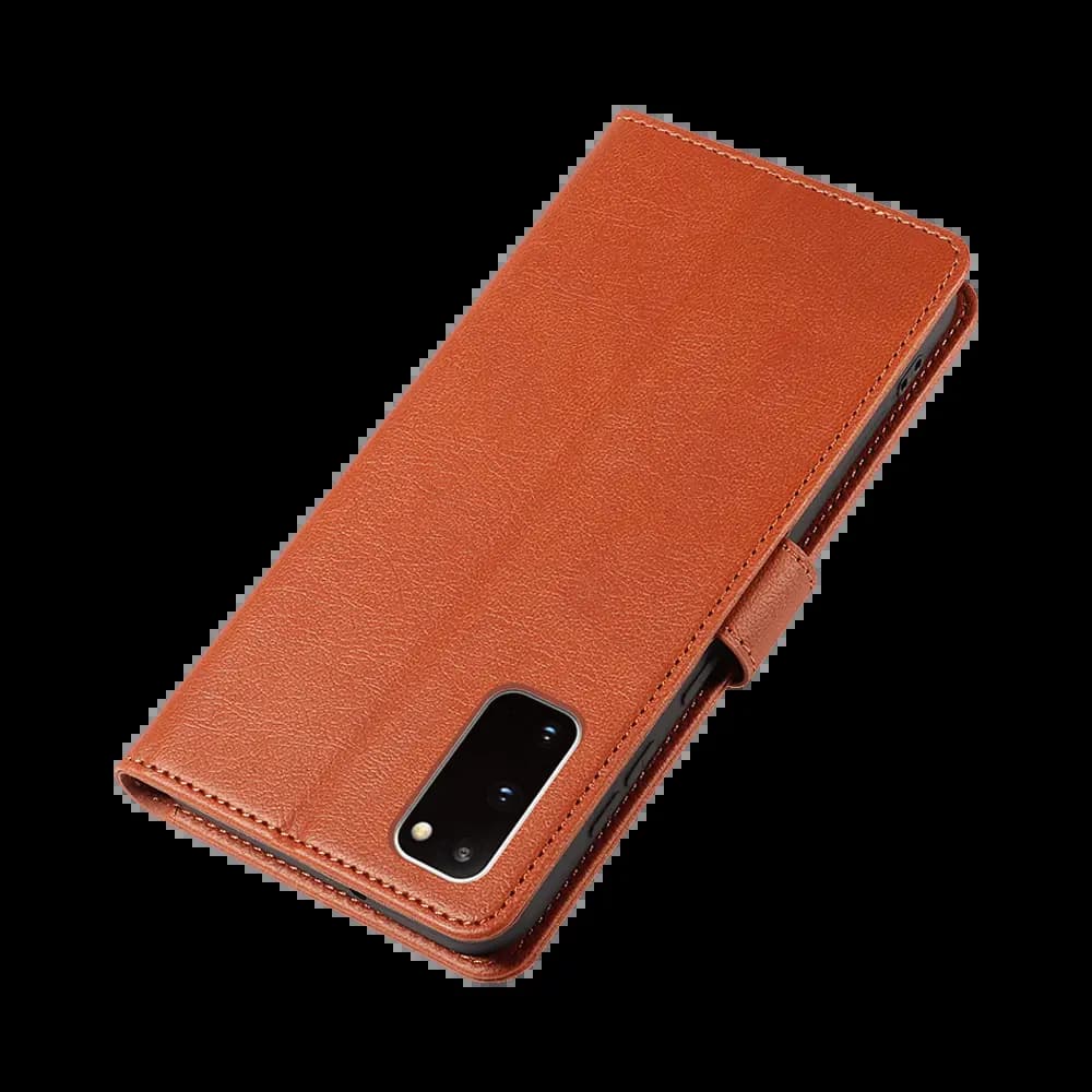 Housse folio anti-RFID Samsung Galaxy S20– PROTECT IP011 Marron - Vue 6