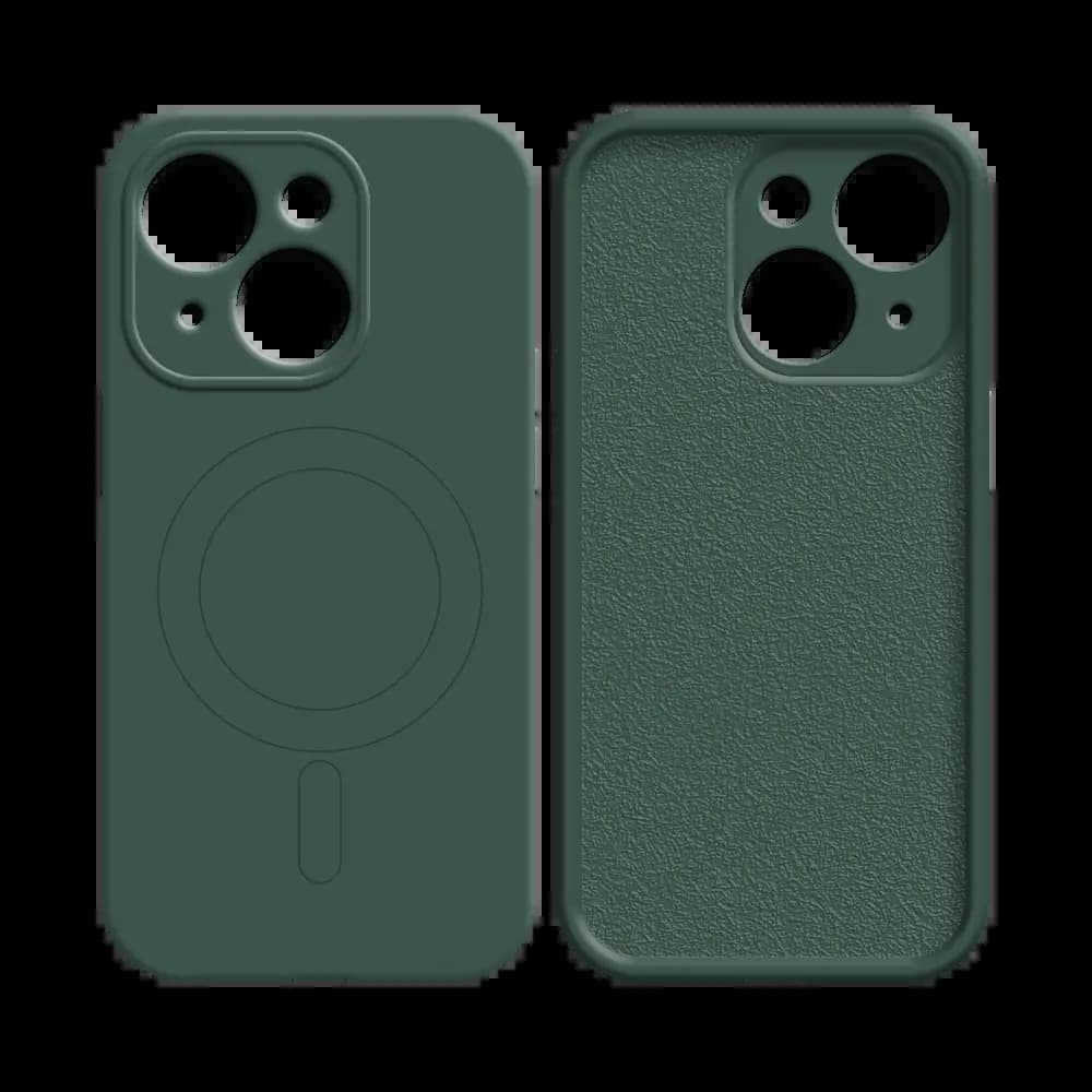 Coque de Protection PROTECT pour Apple iPhone 15 Plus MagSafe Vert Foncé - Vue 2