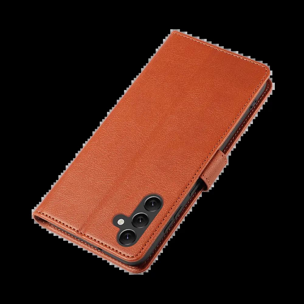 Housse folio anti-RFID Samsung Galaxy A15 5G – PROTECT IP011 Marron  - Vue 6