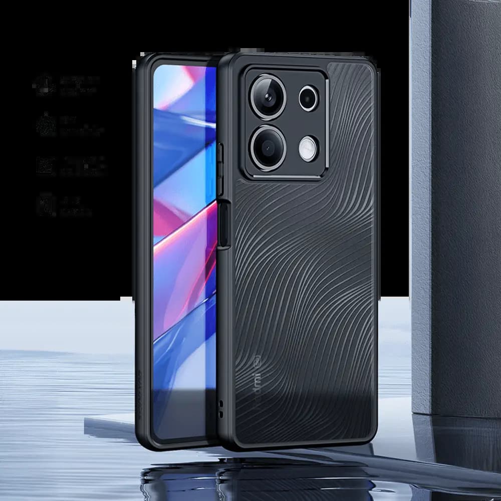 Coque anti-chocs finition mate – Xiaomi Redmi Note 13 5G – Dux Ducis Aimo Noir - Vue 3