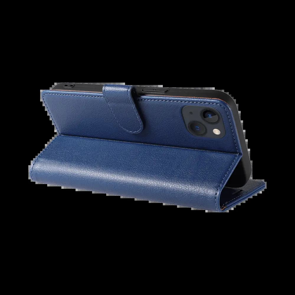 Housse folio anti-RFID iPhone 13 – PROTECT IP011 Bleu Marine - Vue 2