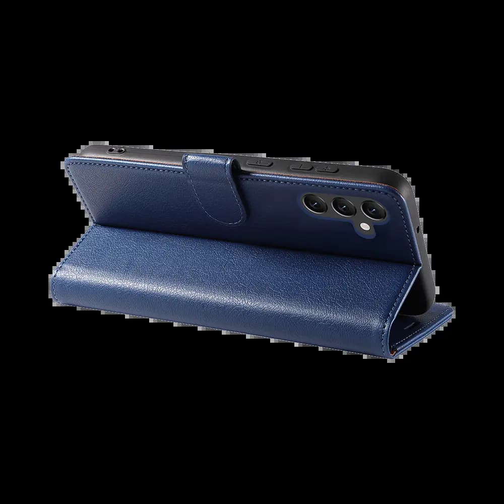 Housse folio anti-RFID Samsung Galaxy A14 5G – PROTECT IP011 Bleu Marine - Vue 2