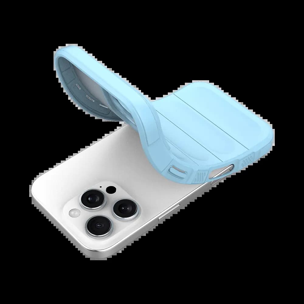 Coque de protection antichoc renforcée – Apple iPhone 16 Pro – PROTECT IX008 Bleu Clair - Vue 3