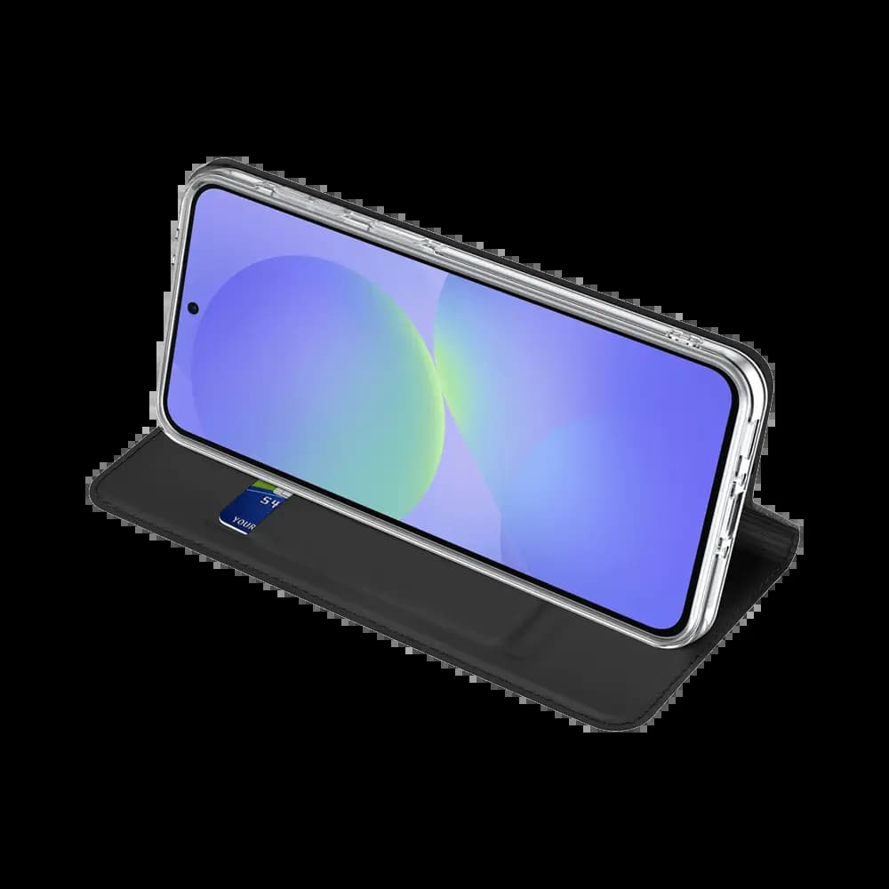 Housse folio Samsung Galaxy A37 5G porte-carte – Dux Ducis Skin Pro Rose - Vue 3