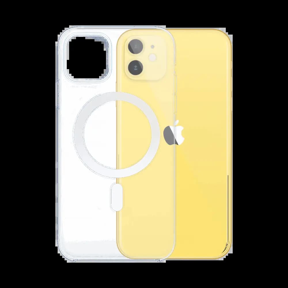 Coque transparente silicone MagSafe – iPhone 11 