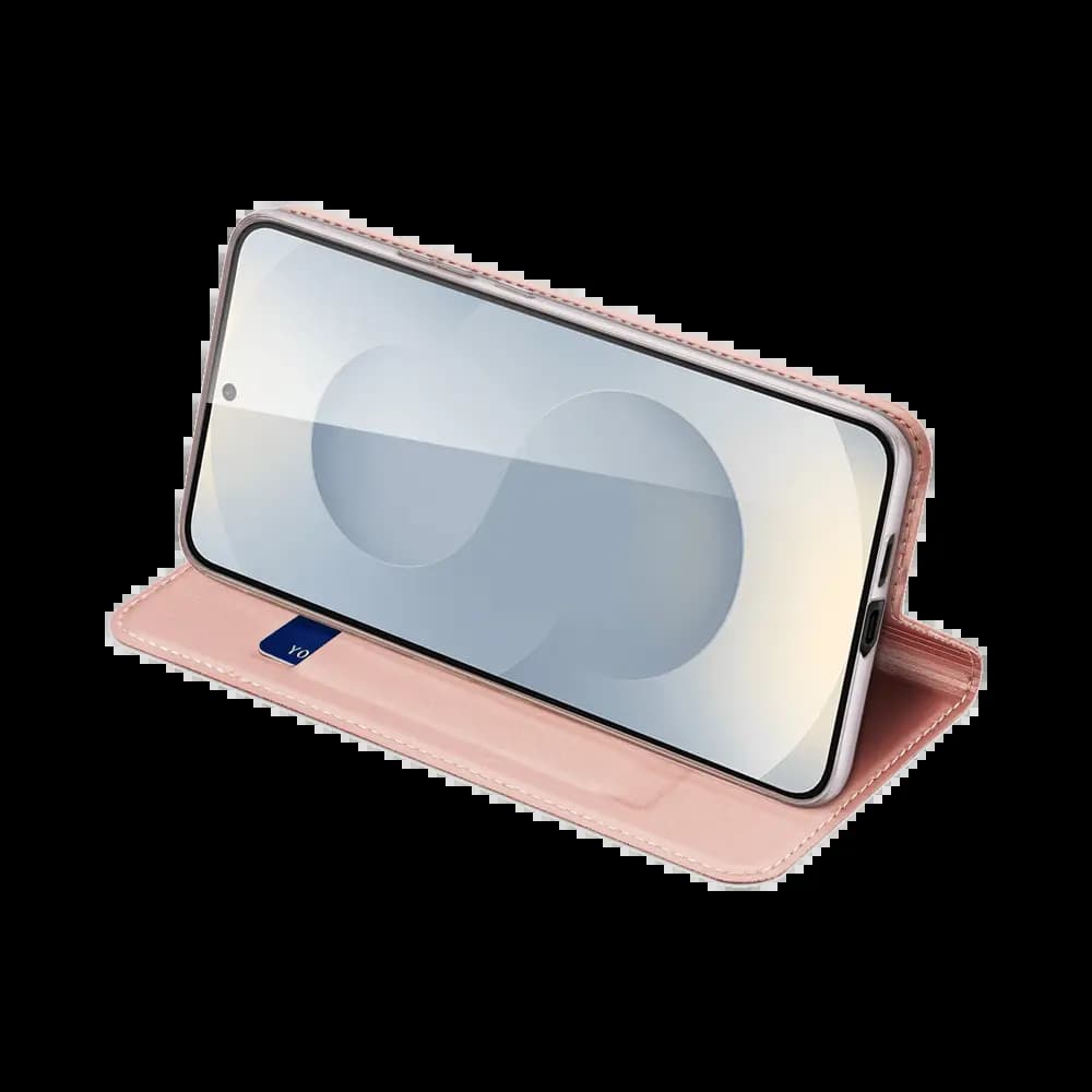 Housse folio Samsung Galaxy S25 porte-carte – Dux Ducis Skin Pro bleu - Vue 4