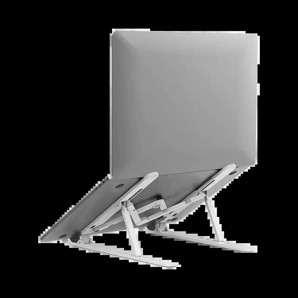 Support pour Ordinateur Portable & Tablette Wiwu Pliable Blanc - Vue 24
