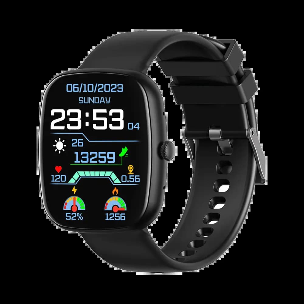 Montre connectée Bluetooth avec appels & suivi santé - AUKEY SW-2S Noir - Vue 3