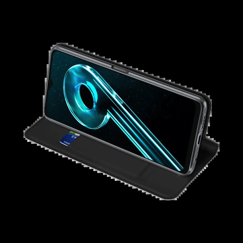 Housse folio Realme 9i 5G porte-carte – Dux Ducis Skin Pro Noir - Vue 3