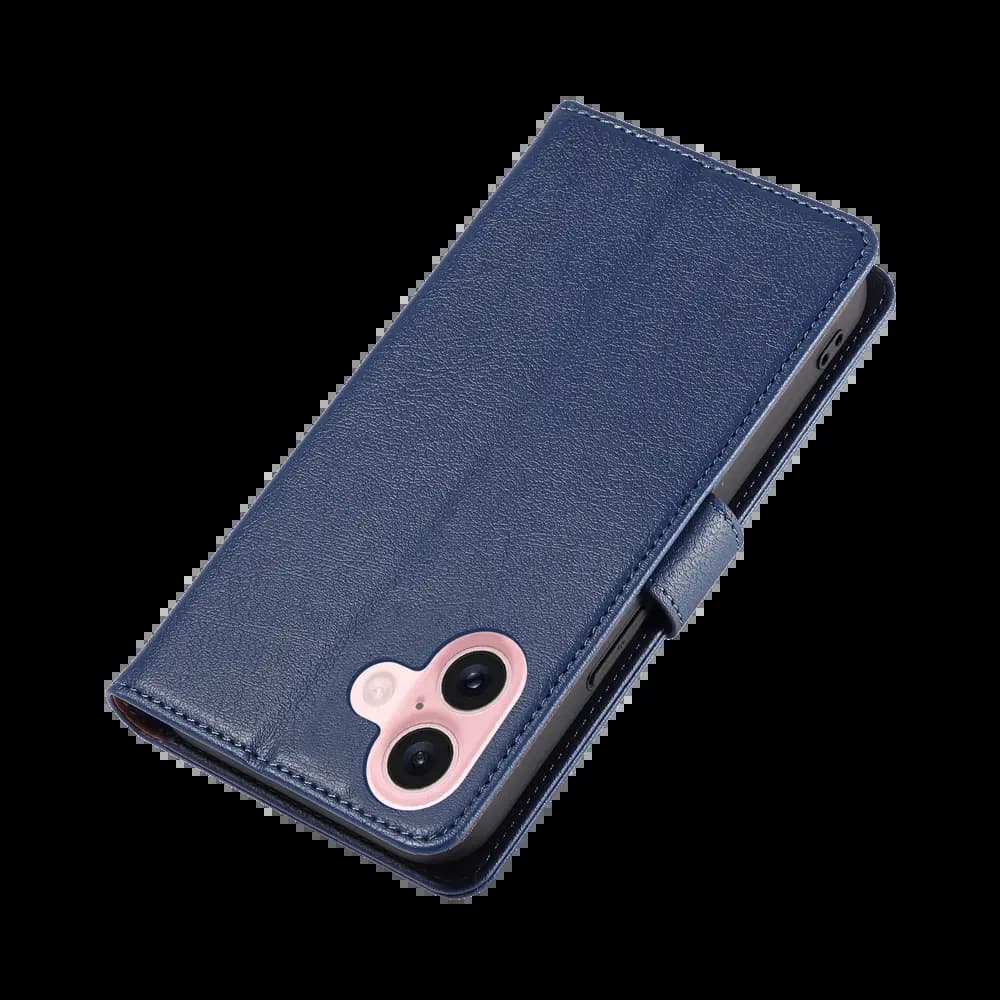 Housse folio anti-RFID iPhone 16 – PROTECT IP011 Bleu Marine - Vue 6