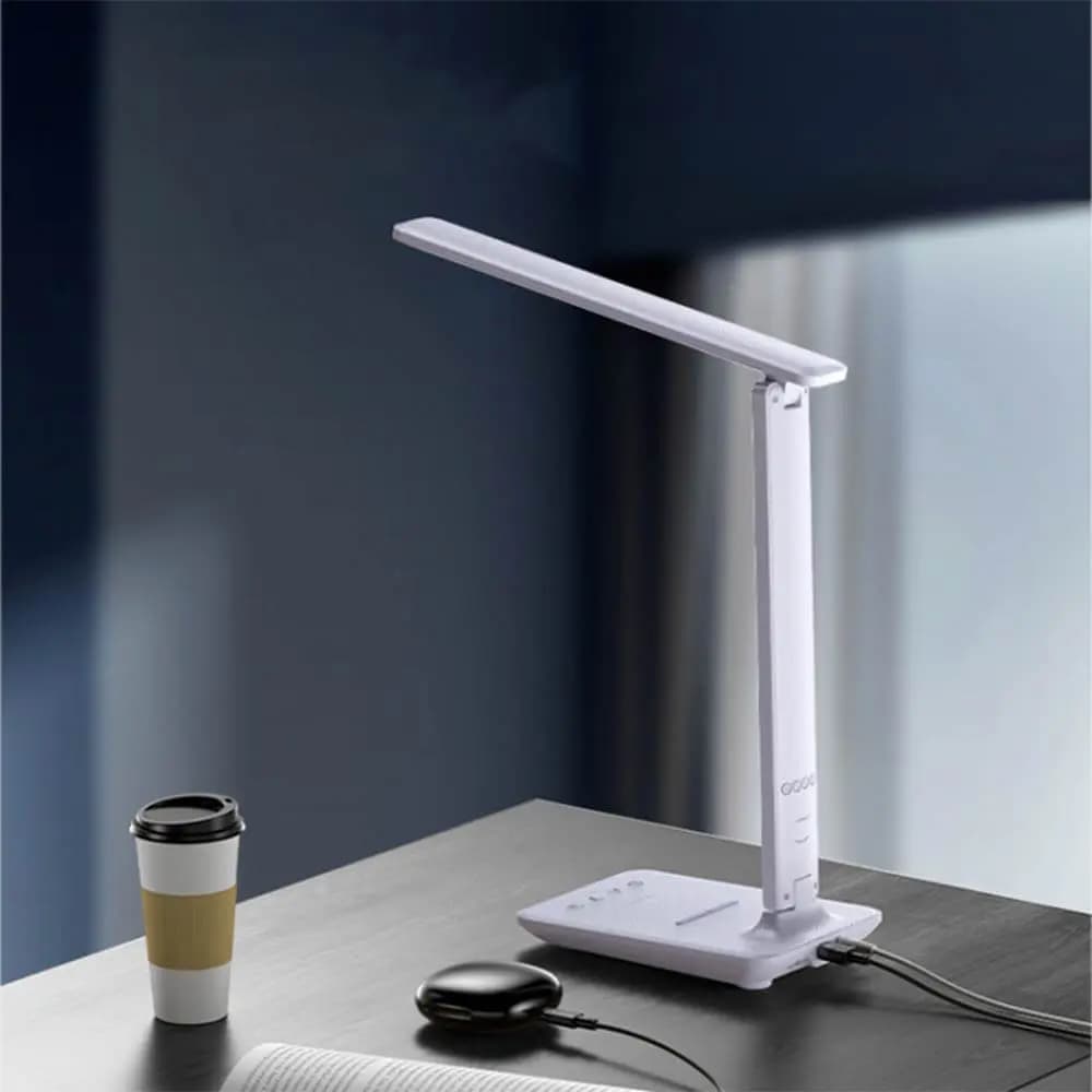 Lampe LED avec Charge Sans Fil pour Smartphone Yesido Blanc - Vue 8