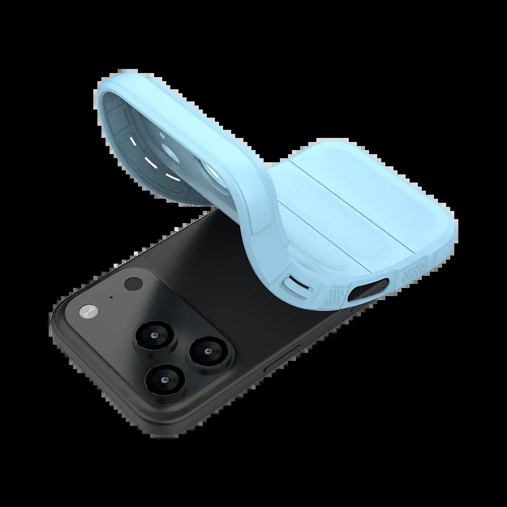 Coque de protection iPhone 17 Pro antichoc renforcée - PROTECT IX008 Bleu Clair - Vue 2