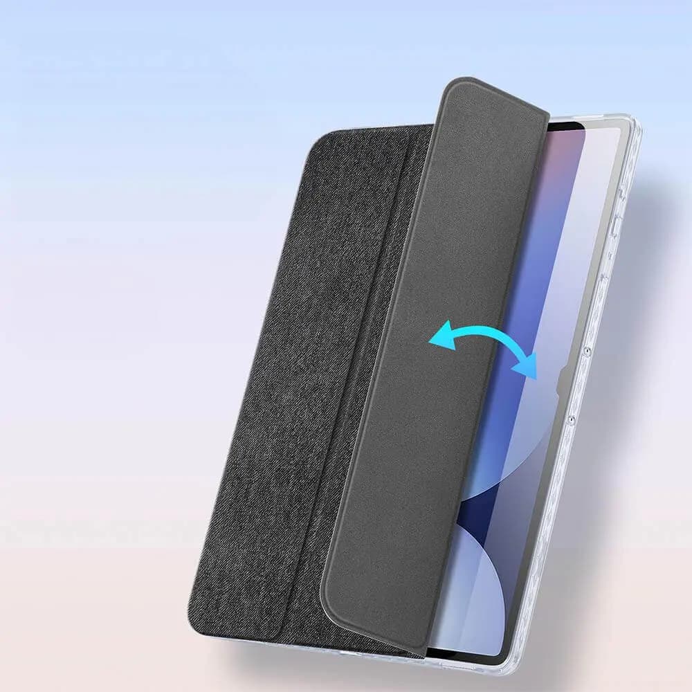 Housse folio Samsung Galaxy Tab S8 / S9 / S10 Ultra avec porte-stylet - Dux Ducis Unid Noir - Vue 16