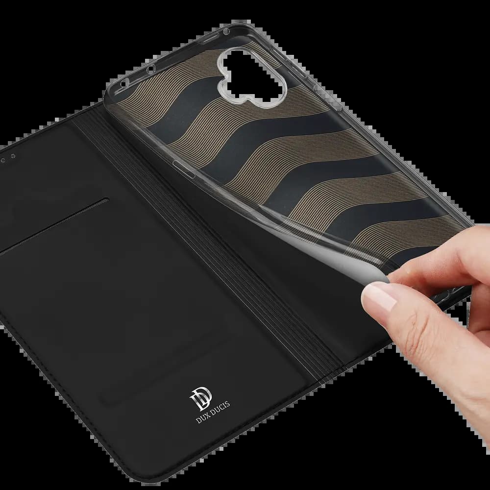 Housse folio Samsung Galaxy Xcover 7 Pro porte-carte – Dux Ducis Skin Pro Noir - Vue 5