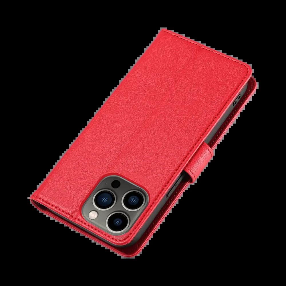 Housse folio anti-RFID iPhone 12 Pro Max – PROTECT IP011 Rouge - Vue 6