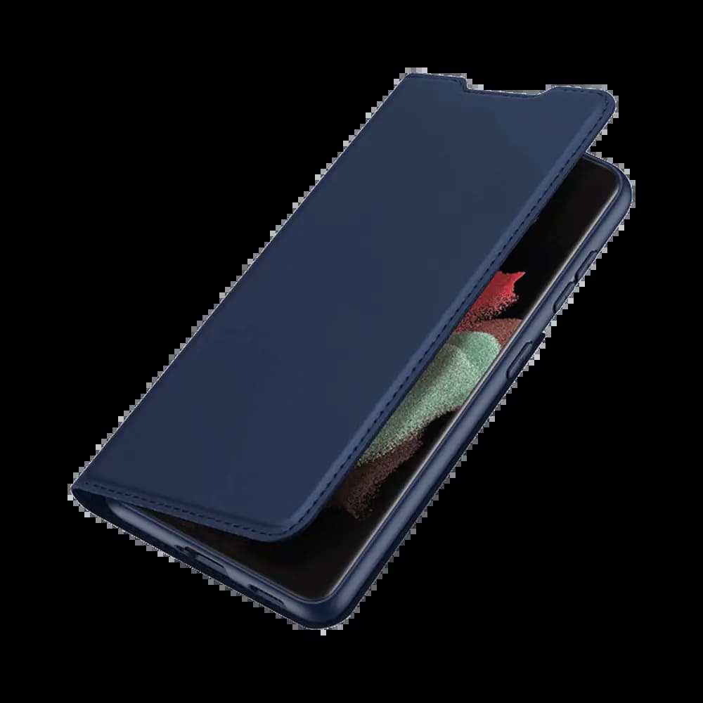 Housse folio Samsung Galaxy S21 Ultra porte-carte – Dux Ducis Skin Pro Noir - Vue 3