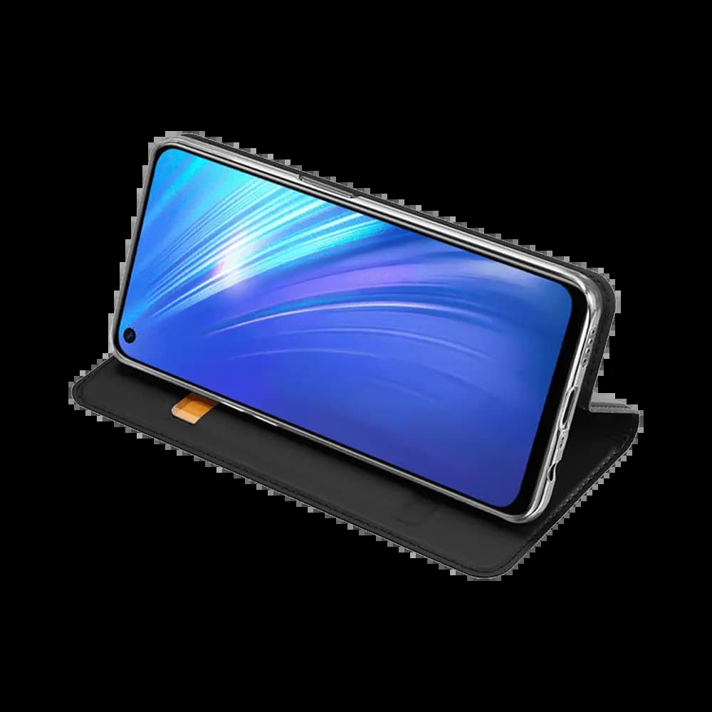 Housse folio Realme 6 porte-carte – Dux Ducis Skin Pro Noir - Vue 4