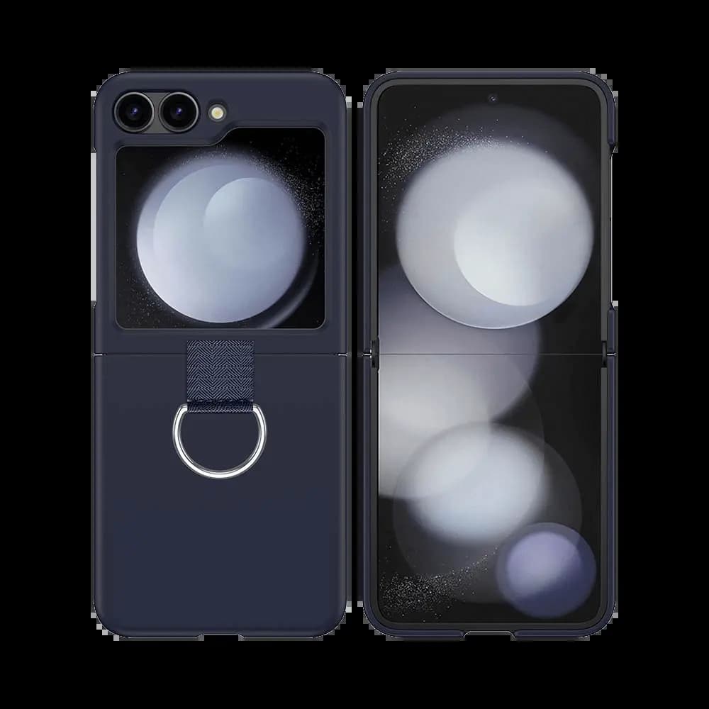 Coque de Protection avec Anneau Z-FL2 Samsung Galaxy Z Flip 6 5G Bleu - Vue 2