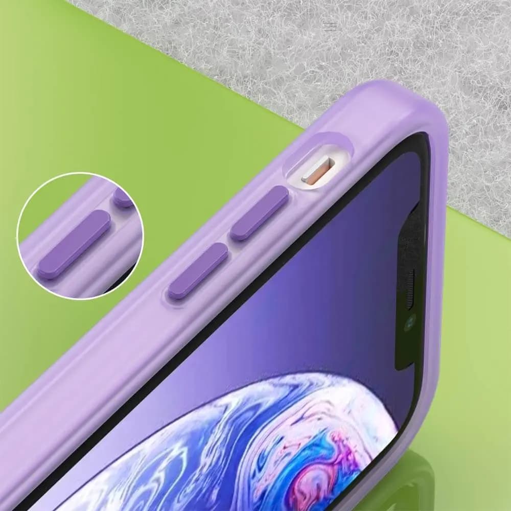 Coque MagSafe bi-matière – iPhone 11 – PROTECT MF-006 Violet Foncé - Vue 3