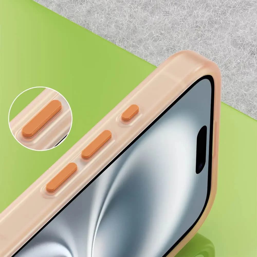 Coque MagSafe bi-matière – iPhone 16 Plus – PROTECT MF-006 Orange - Vue 3
