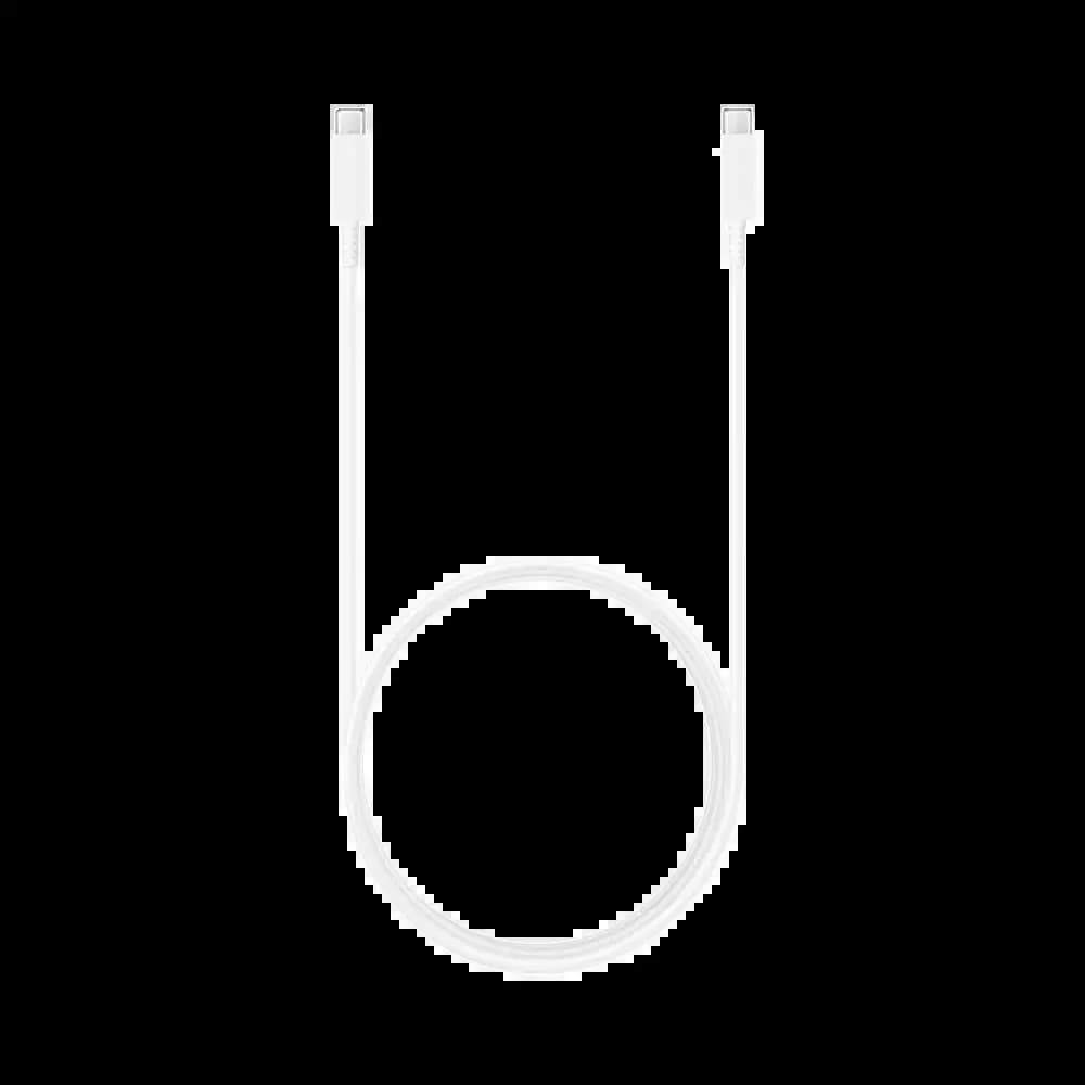 Câble Samsung USB-C vers USB-C 100W (1.8m) - Blanc - Vue 2
