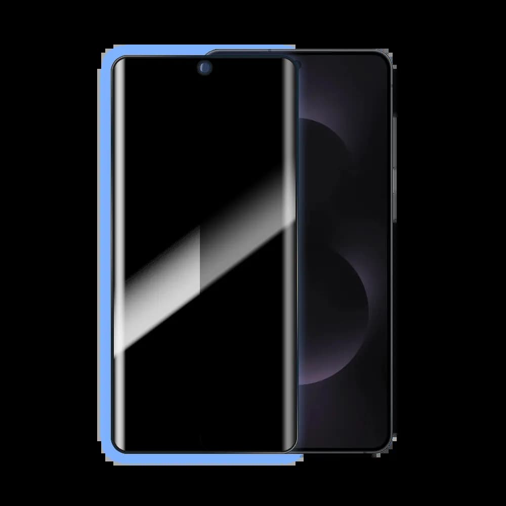 Verre trempé anti-espions 9H – Samsung Galaxy S25 Edge – PROTECT Transparent