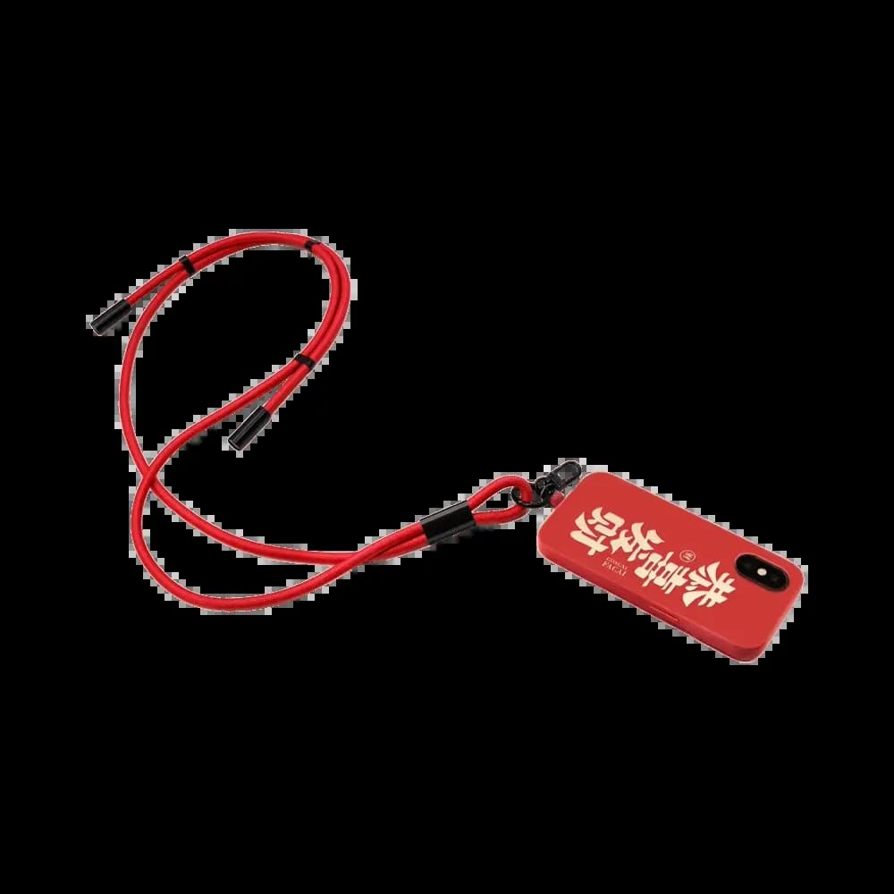 Tour de Cou Smartphone avec Câble USB-C vers USB-C Rouge - Vue 9