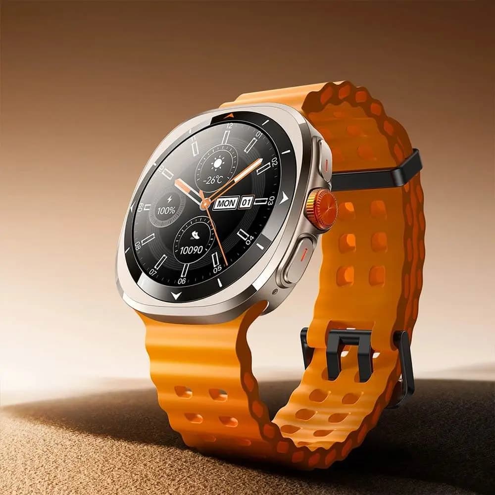 Montre connectée appels Bluetooth & suivi santé – JOYROOM JR-FV2 Orange - Vue 5