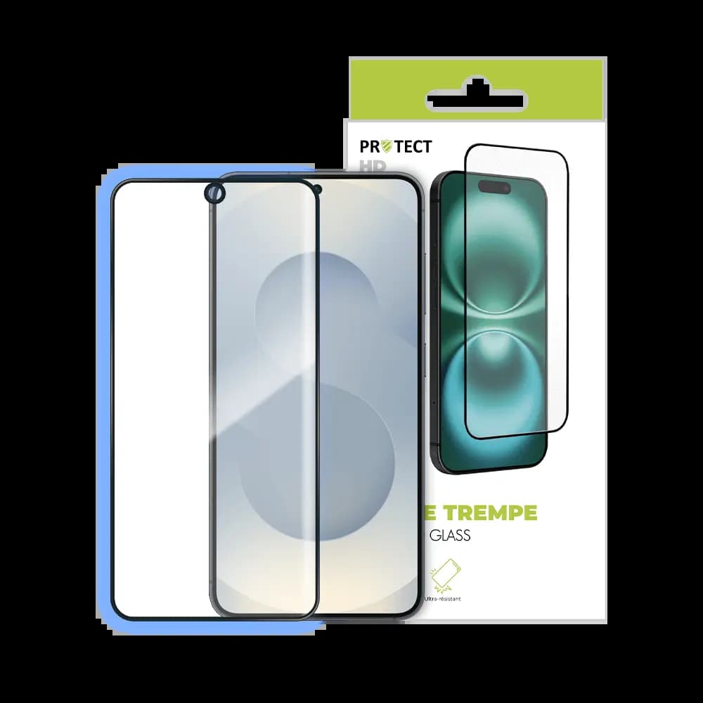 Verre trempé Samsung Galaxy S24 5G / S25 - protection écran 9H - PROTECT Transparent - Vue 3