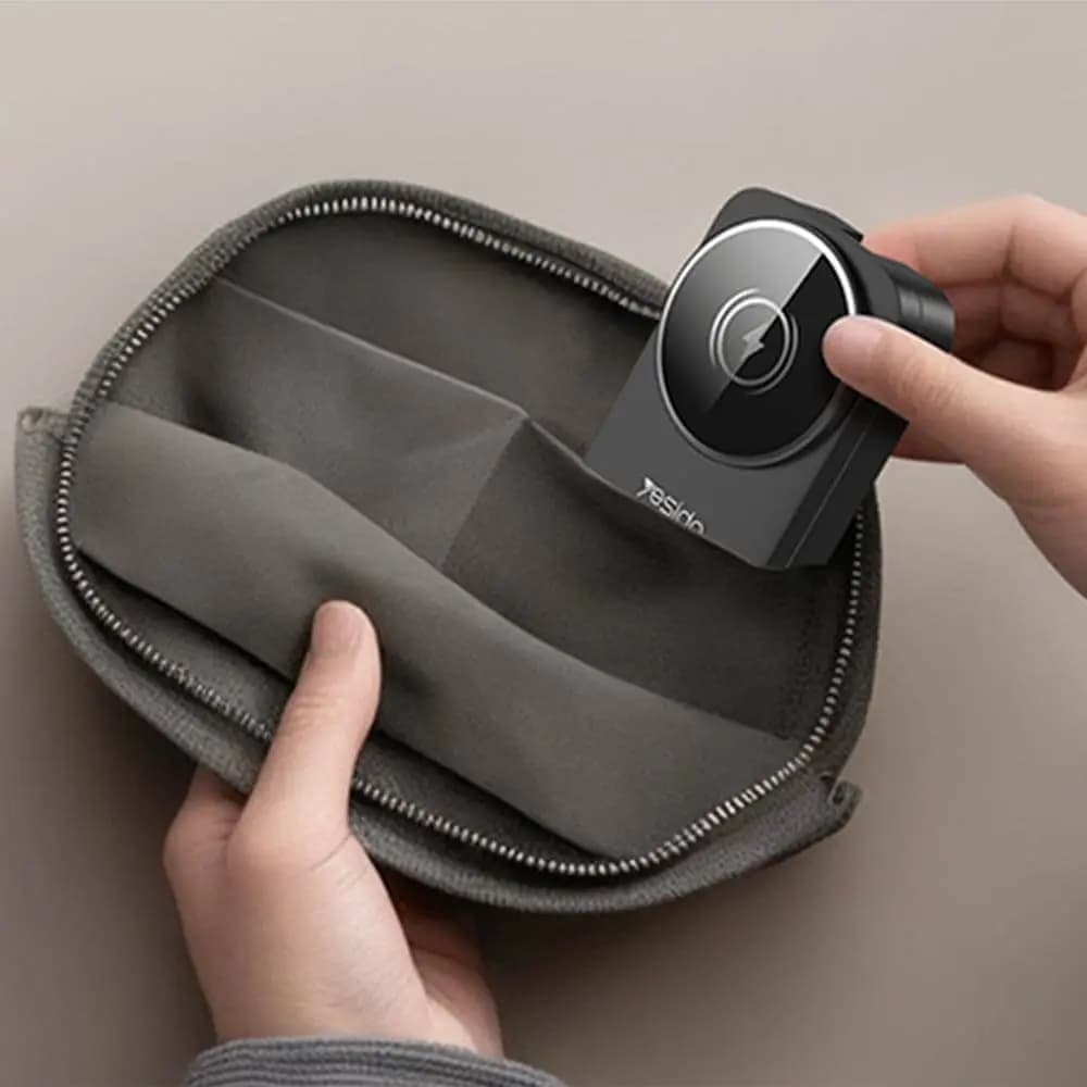 Support de Charge Sans Fil pour Smartphone Yesido 3 en 1 Noir - Vue 3
