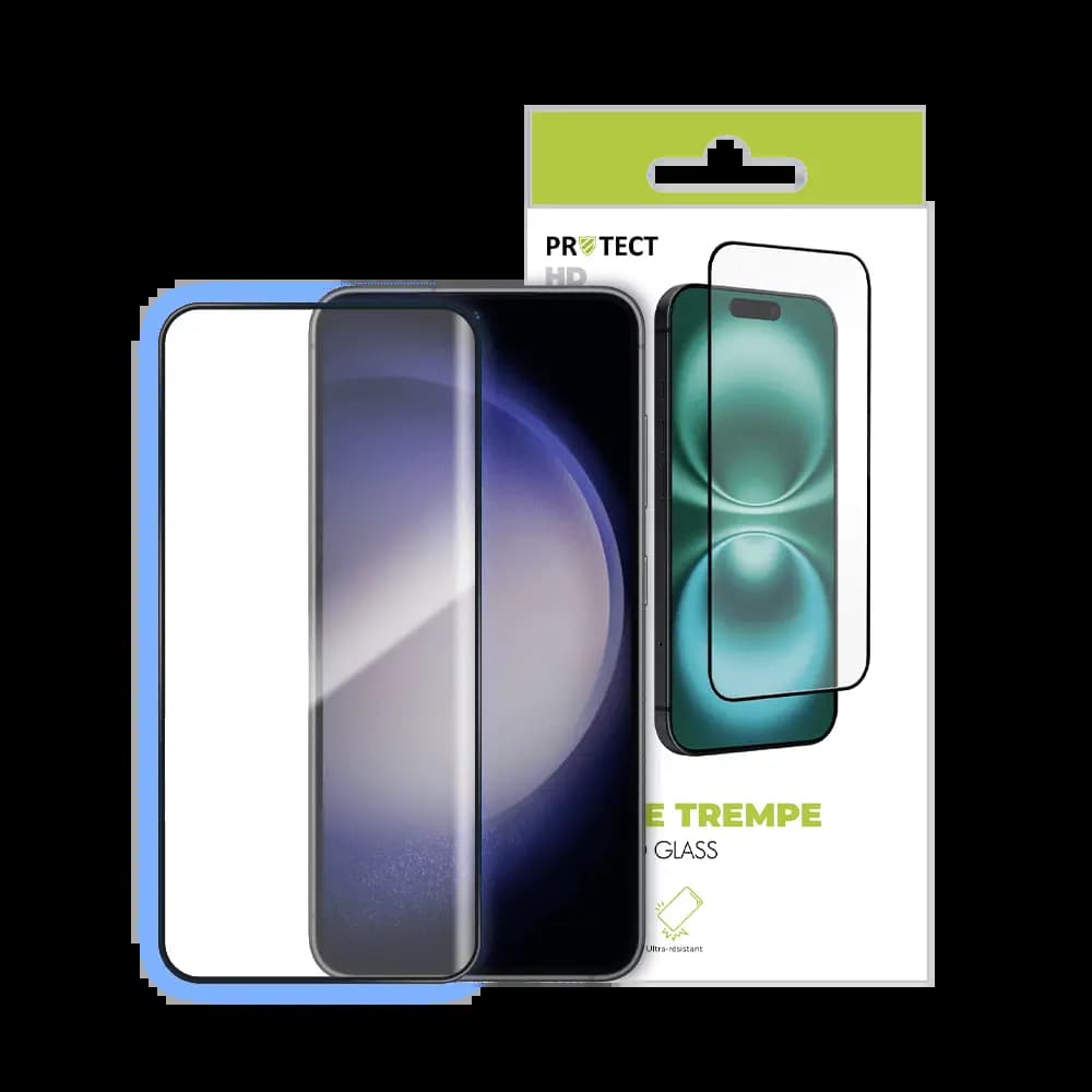 Verre trempé Samsung Galaxy S22 / S23 5G - protection écran 9H - PROTECT Transparent - Vue 3