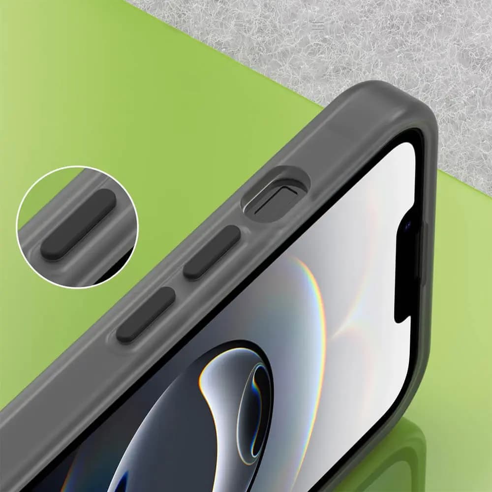 Coque MagSafe iPhone 16e / iPhone 17e bi-matière – PROTECT MF-006 Noir - Vue 3