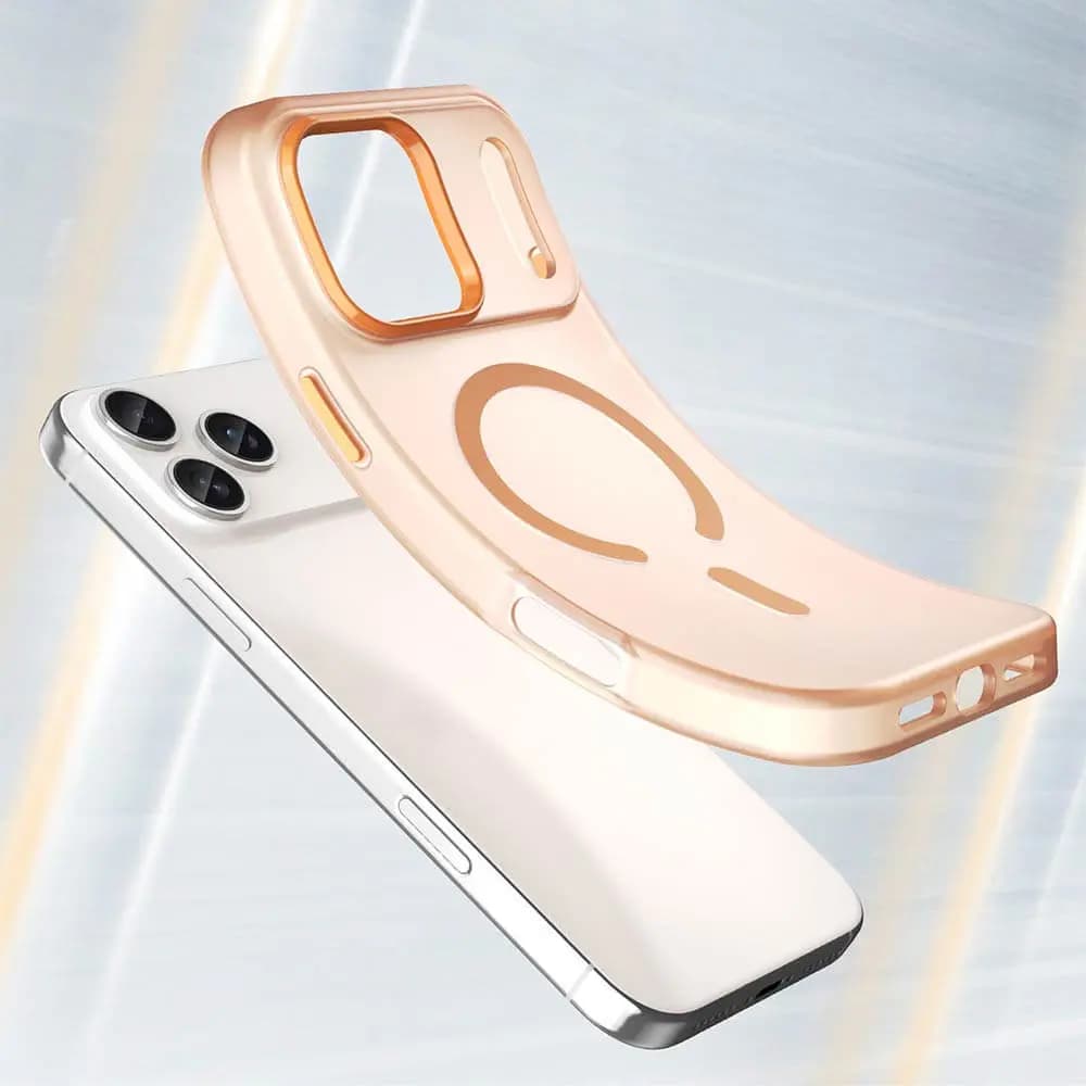 Coque MagSafe bi-matière – iPhone 17 Pro Max – PROTECT MF-006 Orange - Vue 5