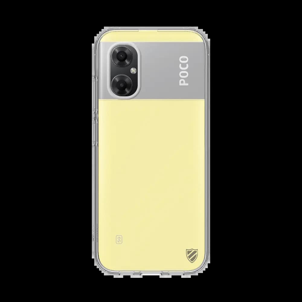 Coque silicone Xiaomi Poco M4 5G PROTECT - Transparent - Vue 2
