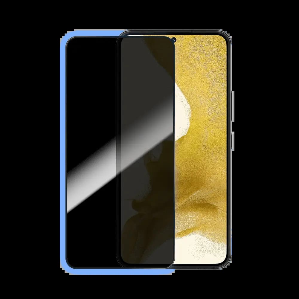 Verre trempé anti-espions 9H – Samsung Galaxy S22 – PROTECT Transparent
