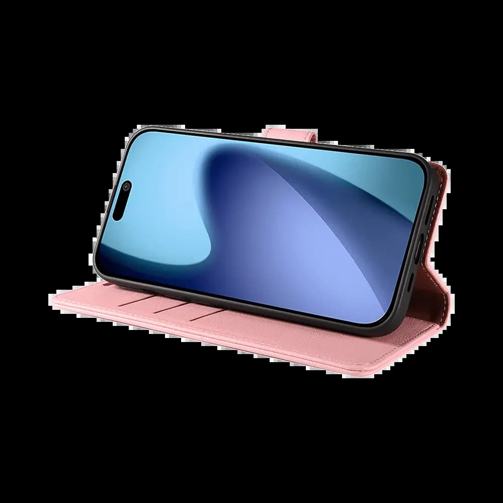 Housse folio anti-RFID iPhone Air – PROTECT IP011 Rose - Vue 5