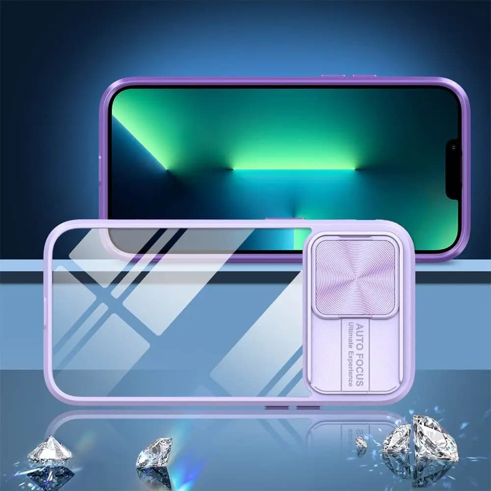 Coque avec cache caméra – iPhone 13 Pro – PROTECT IE027 Violet - Vue 2