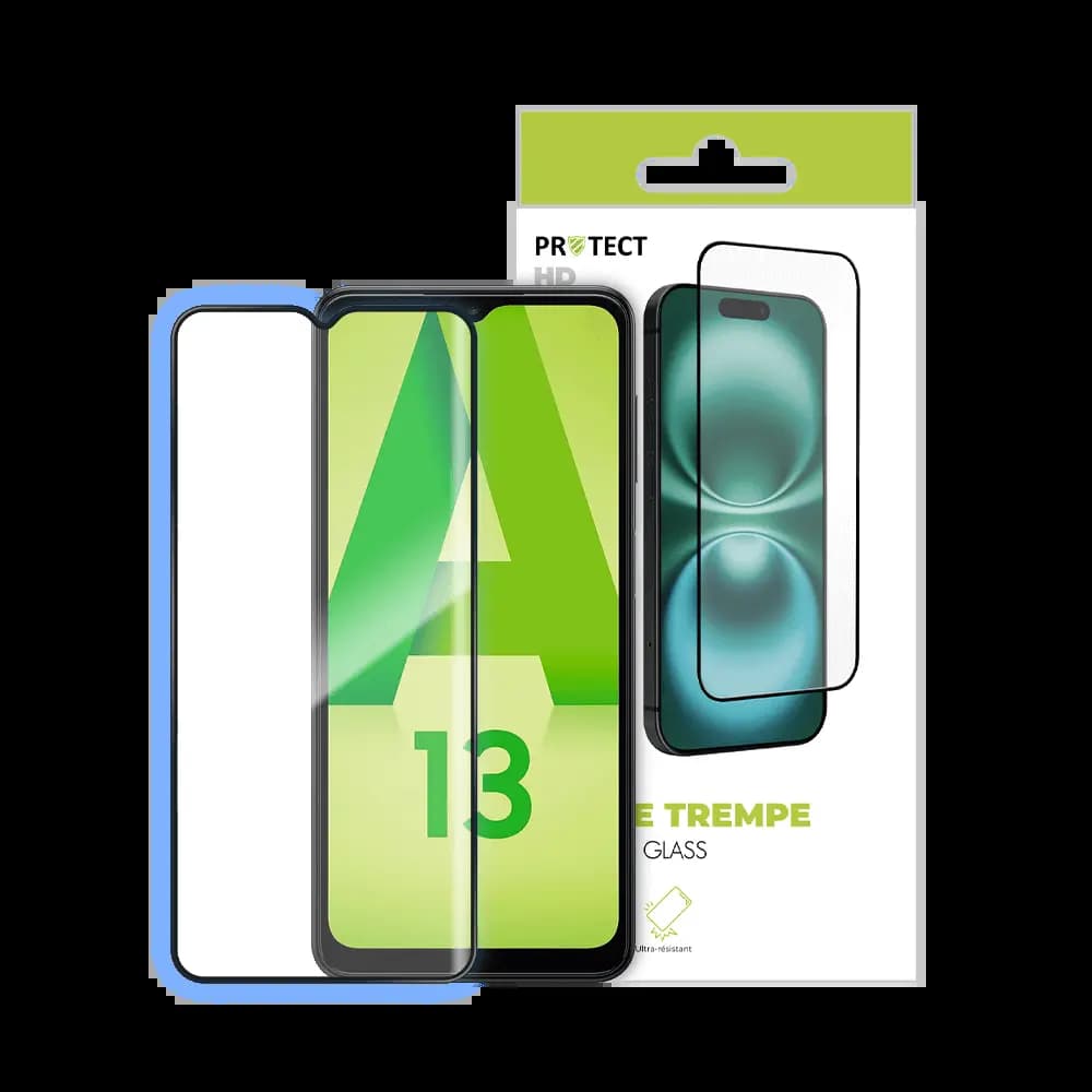 Verre trempé Samsung Galaxy A13 4G - protection écran 9H - PROTECT Transparent - Vue 3