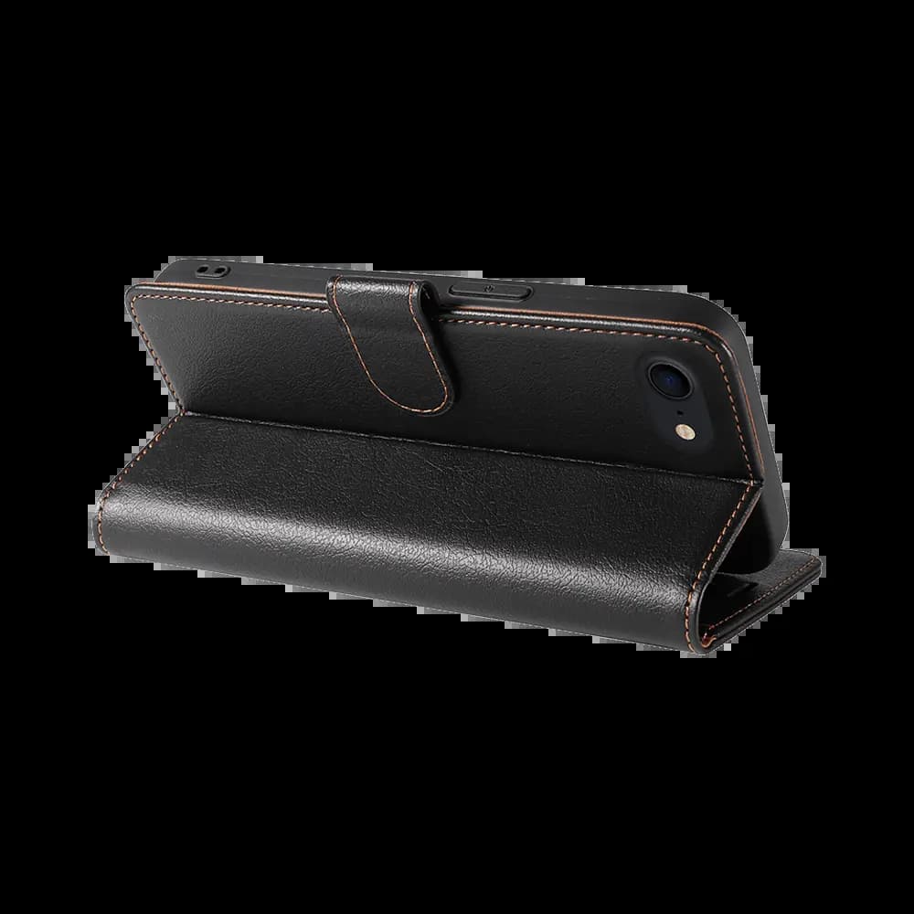 Housse folio anti-RFID iPhone 7 / 8 / SE – PROTECT IP011 Noir - Vue 2