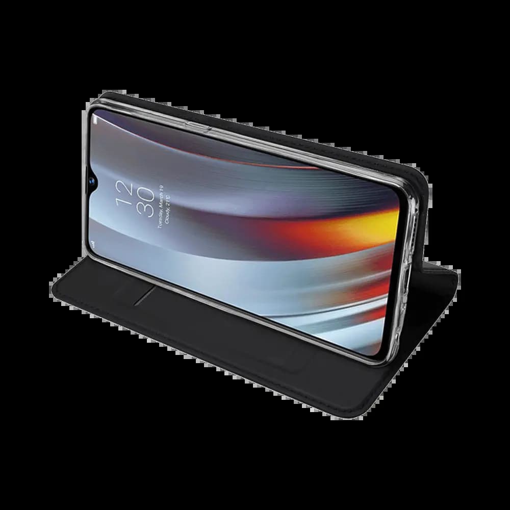 Housse folio OPPO Reno3 Pro porte-carte – Dux Ducis Skin Pro Noir - Vue 4