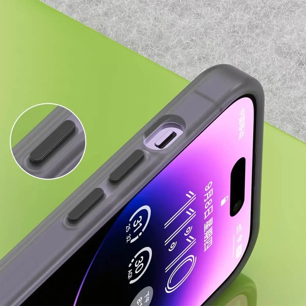 Coque MagSafe bi-matière – iPhone 14 Pro – PROTECT MF-006 Noir  - Vue 3