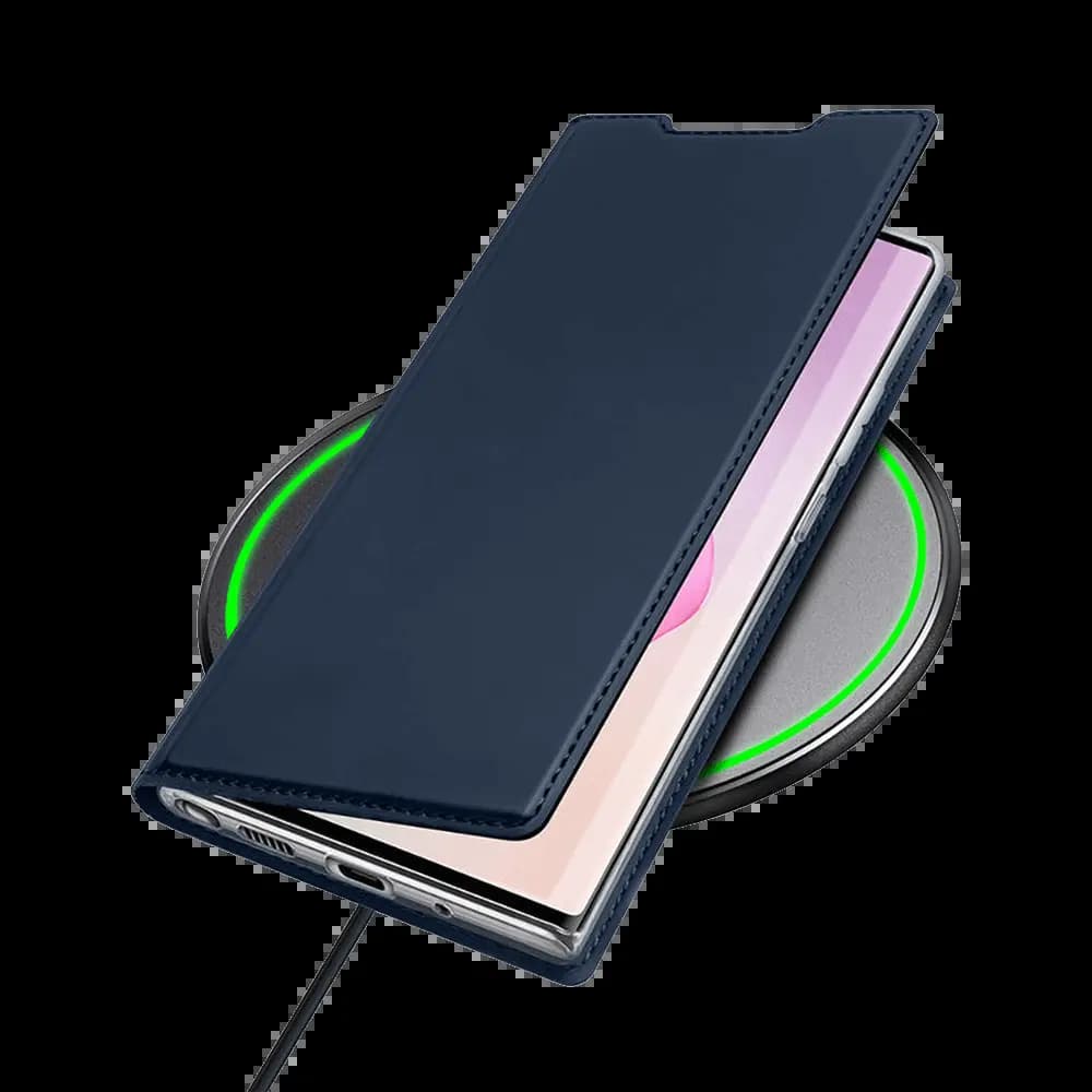 Housse folio Samsung Galaxy Note 20 Ultra porte-carte – Dux Ducis Skin Pro Bleu - Vue 2