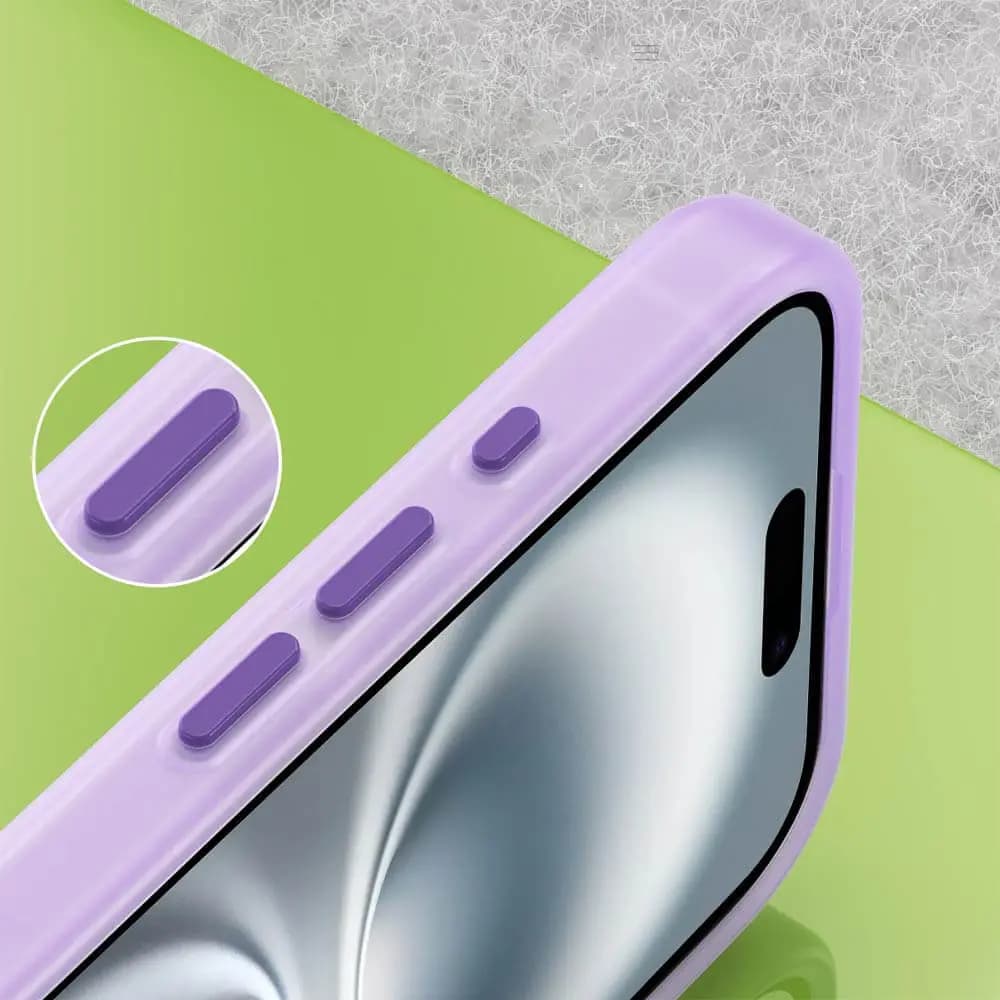 Coque MagSafe bi-matière – iPhone 16 – PROTECT MF-006 Violet Foncé - Vue 3