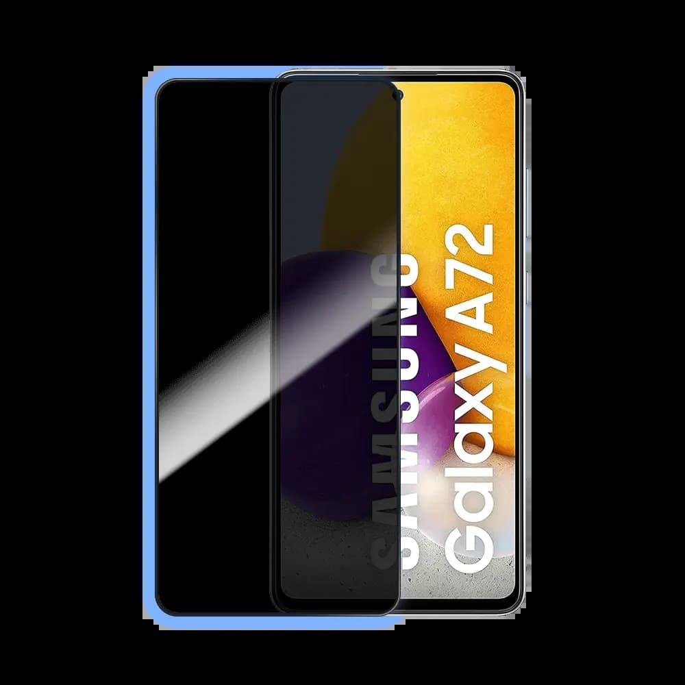 Verre trempé anti-espions 9H – compatible Samsung Galaxy A72 4G / A72 5G – PROTECT Transparent