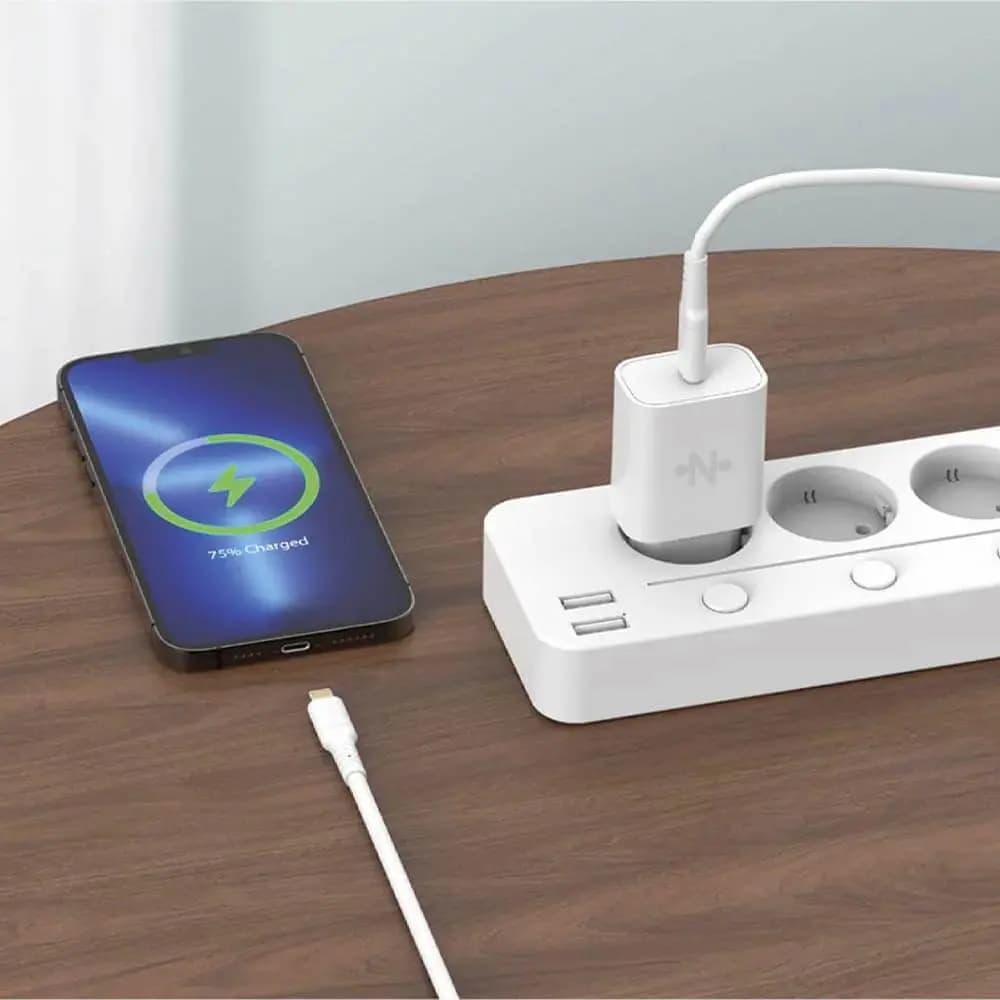 Chargeur secteur USB-C 20W PPS – CONNECT MC-CBC20W Blanc - Vue 6