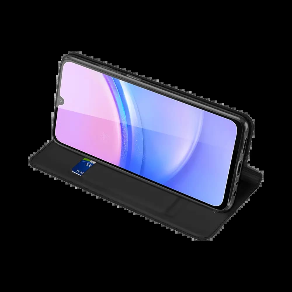 Housse folio MagSafe Samsung Galaxy A15 – Dux Ducis Skin X Pro Bleu - Vue 4