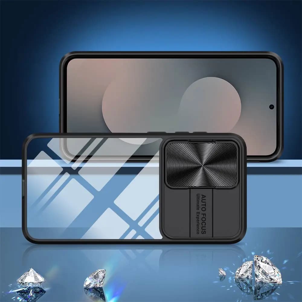 Coque avec cache caméra – Samsung Galaxy S25 FE – PROTECT IE027 Noir - Vue 2