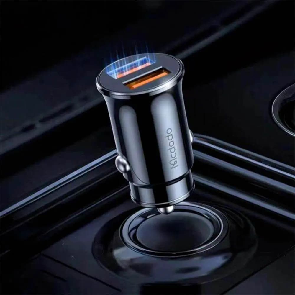 Chargeur Allume-Cigare Mcdodo 2x USB 12W Noir - Vue 2