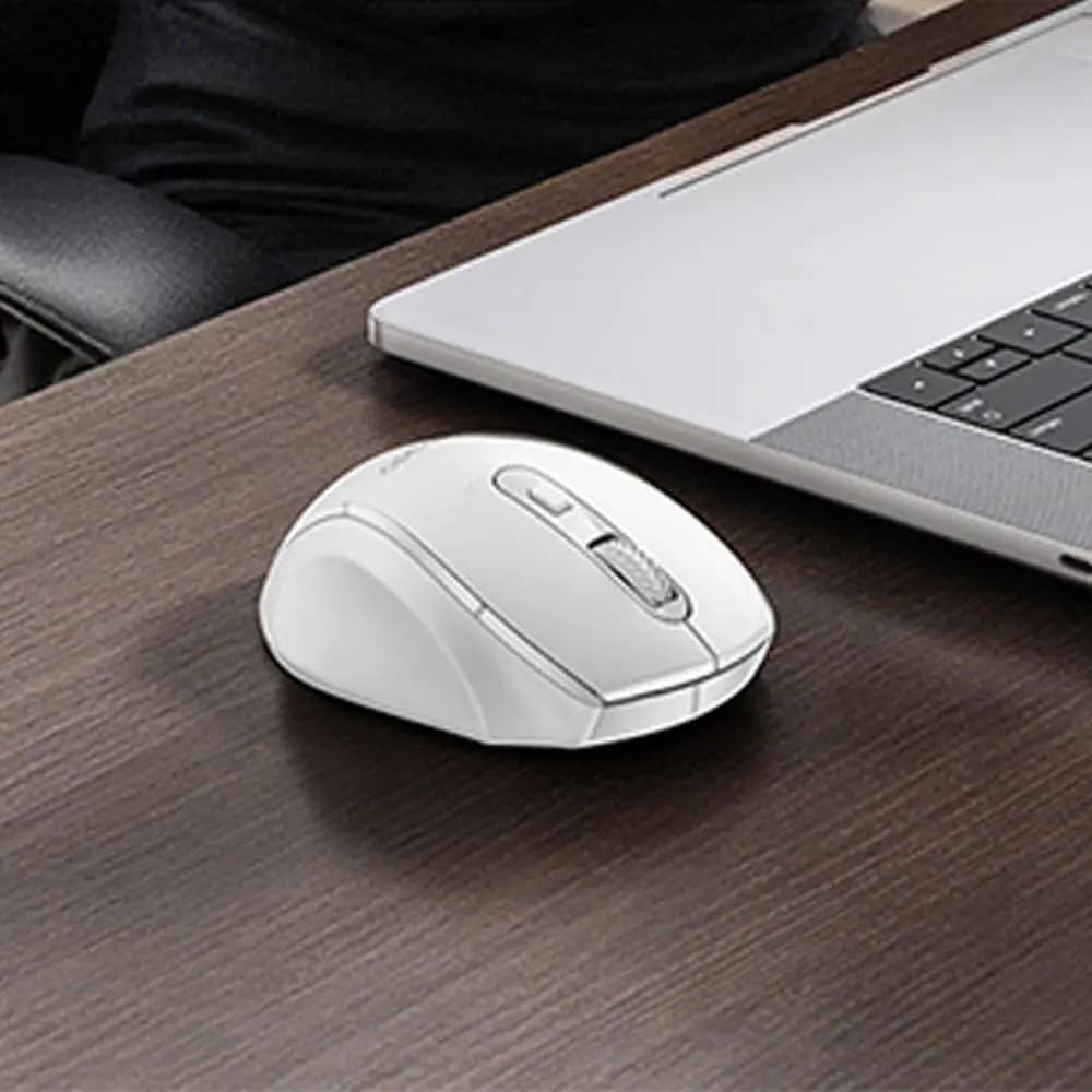 Souris sans Fil Yesido KB45 avec 6 Boutons Blanc - Vue 2